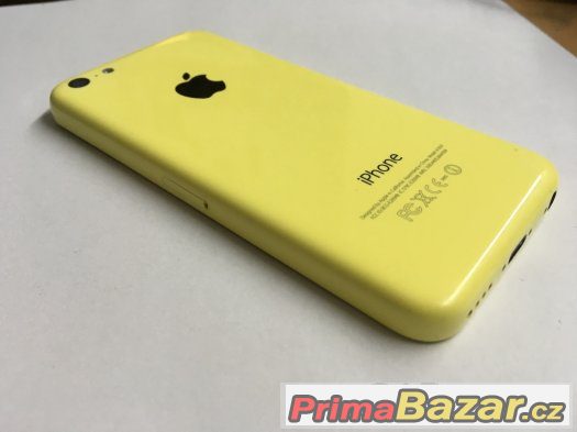 Apple iPhone 5C 16GB žlutý, pěkný stav, 3 měsíce záruka
