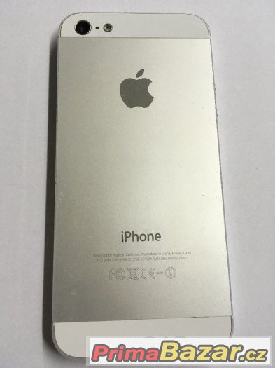 Apple iPhone 5 16GB bílý , 3 měsíce záruka, pěkný stav