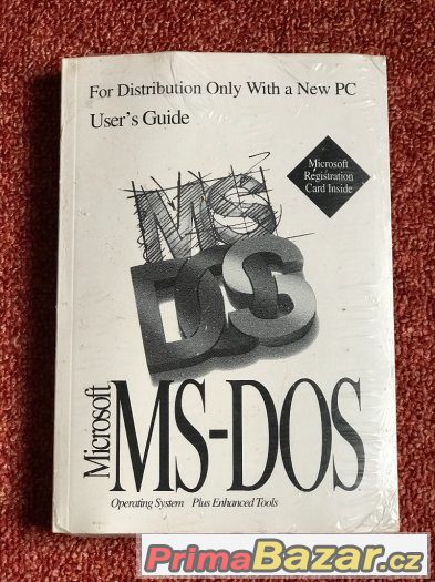 Origiální nerozbalená instalačka MS-DOS s licencí
