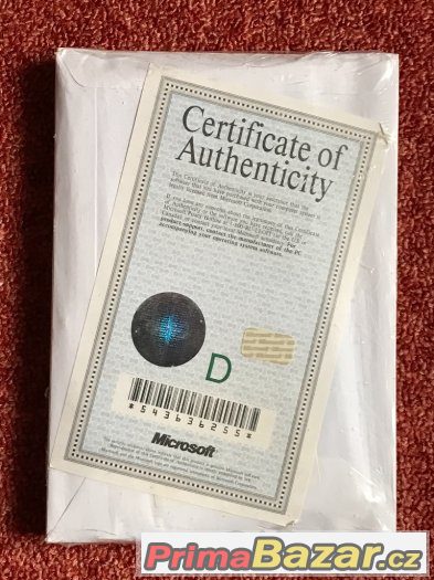 Origiální nerozbalená instalačka MS-DOS s licencí