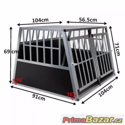 Přepravní,transportní box/klec pro psa,psy104cm,2x šikmý 76"