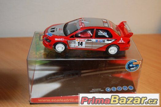 Scalextric Mitsubishi evo 7 wrc/M.Hakkinen/ Rally Artic Scalextric Mitsubishi evo 7 wrc/M.Hakkinen/ Rally Artic
