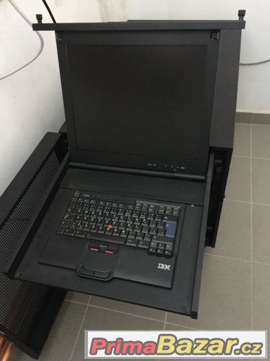 KOMPLET Server IBM x3650 M3 + RACK na kolečkách + UPS + KVM