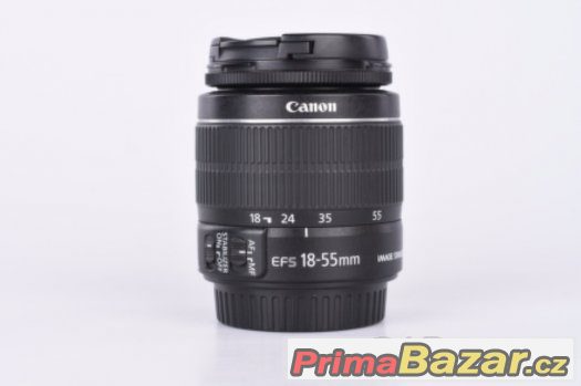 Použitý objektiv Canon EFS 18-5 5mm f/3,5-5,6 IS