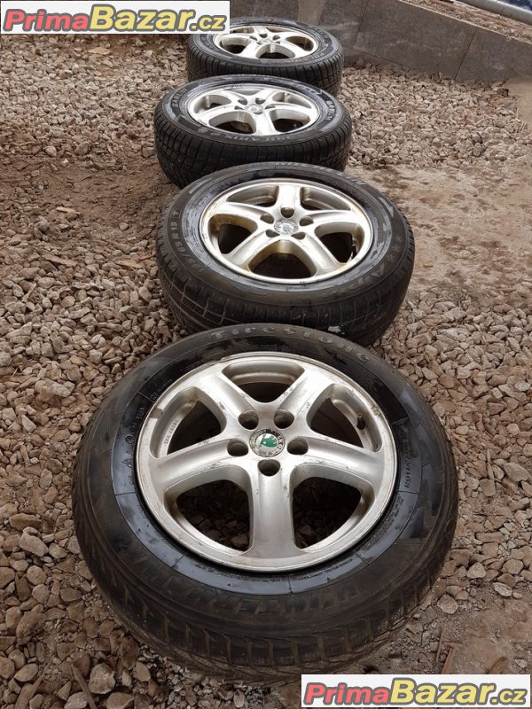 alu kola sada Škoda 1u0601025 ronal 5x100 6jx15 et38