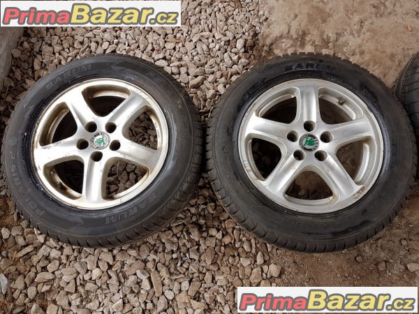 alu kola sada Škoda 1u0601025 ronal 5x100 6jx15 et38