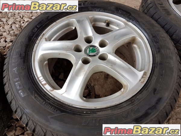 alu kola sada Škoda 1u0601025 ronal 5x100 6jx15 et38