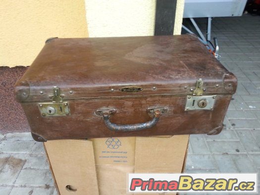 Starý kufr Vulkanfiber - Rarita