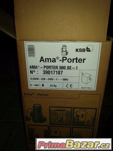 Kalové čerpadlo KSB AMA-Porter 500 SE