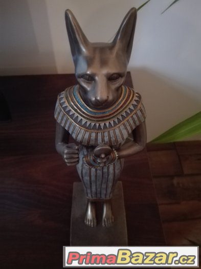 Prodám egyptskou sošku, vyska sochy 38 cm