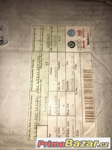 Vnější zpětné zrcátko pro vozy koncernu VW Vnější zpětné zrcátko pro vozy koncernu VW