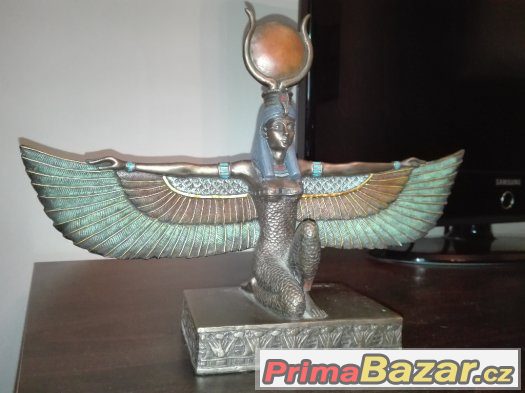 Prodám egyptskou sošku, vyska sochy 23 cm