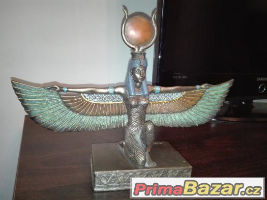 Prodám egyptskou sošku, vyska sochy 23 cm