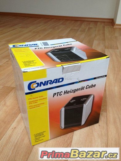 Teplovzdušný konvektor Conrad PTC Cube, 750/1500 W