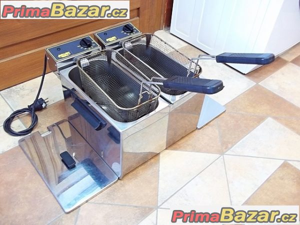 Fritéza elektrická dvojitá ROLLEN GRILL