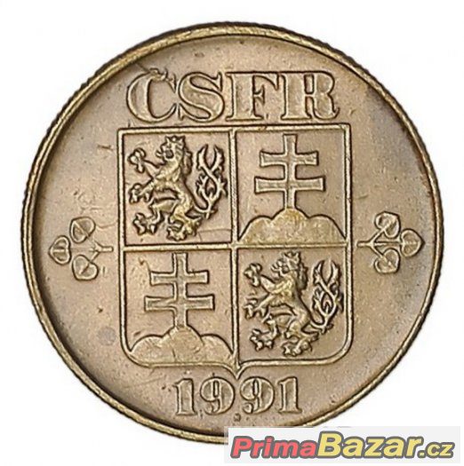 mince 1 Koruna ČSFR – 1991