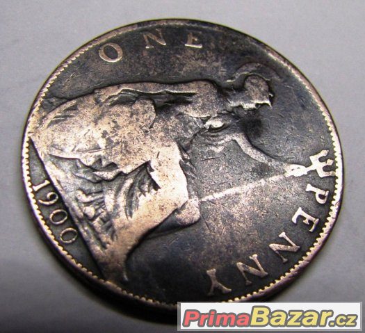Mince – britská pence – 1900