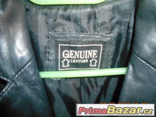 Dámský kožený kabát GENUINE LEATHER