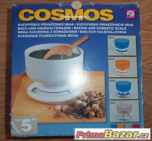 Prodám - nepoužívaná kuchyňská váha Cosmos - 5kg.