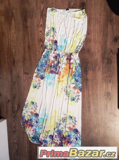 F&F dlouhé letní šaty s květy