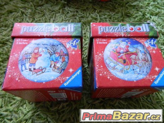 PUZZLE BALL vánoce, Hello Kitty, Pokémon, Cars ...