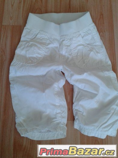 Dívčí letní plátěné kalhoty vel.98