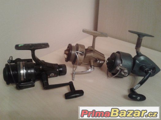 Staré rybářské navijáky Daiwa,Pflueger,Kosmos