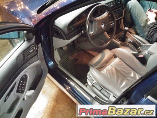 BMW e39 manualní vyhřívané sportsitze sedačky + tapece
