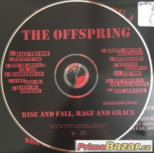 Prodám CD - The Offspring – Rise And Fall, Rage And Grace Prodám CD - The Offspring – Rise And Fall, Rage And Grace