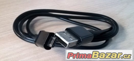 kabel USB - mikro 1m bílý, černý, svítící