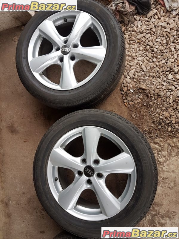 sada alu kola Audi s pneu Bridgestone 5x112 7.5jx17 et40