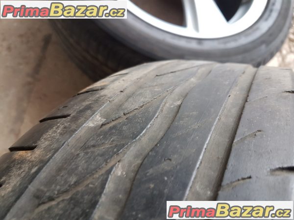 sada alu kola Audi s pneu Bridgestone 5x112 7.5jx17 et40