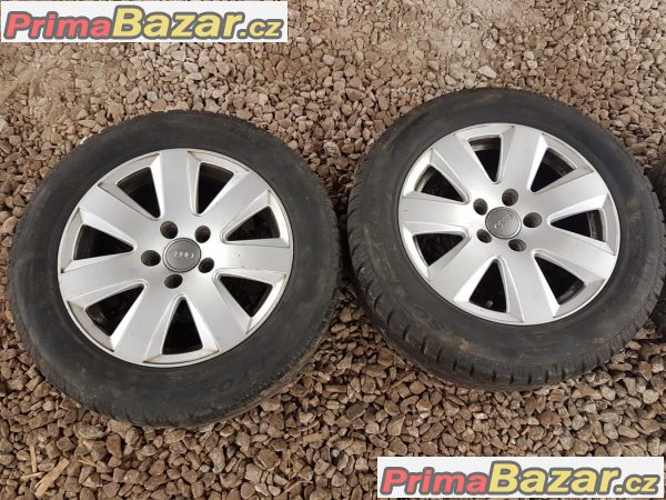 sada alu kola Audi s pneu Pirelli 4F0601025AN 5x112 7jx16 et42