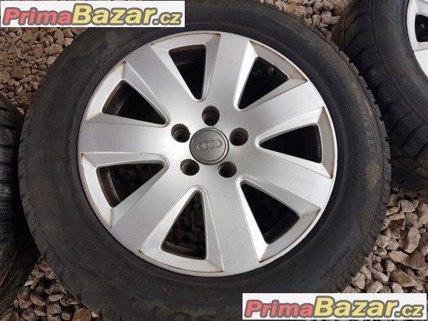 sada alu kola Audi s pneu Pirelli 4F0601025AN 5x112 7jx16 et42