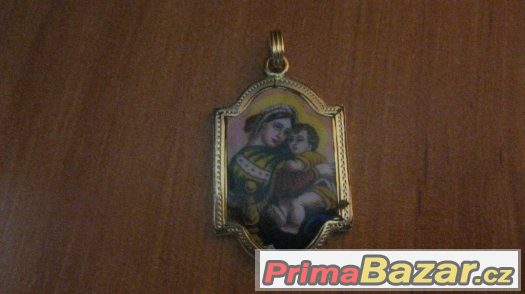 Prvorepublikova krasna zlata Madonka-Svata Marie Matko Bozi
