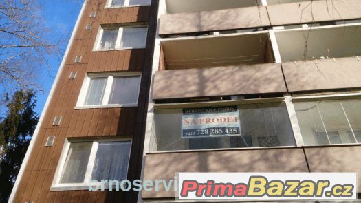 Prodej bytu 1+1 ( 33,5+1,5 sklep ) Brno-Kohoutovice