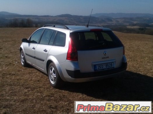 RENAULT MEGANE ROK 2005 2. MAJITEL 1.5 DCI SPOTŘEBA 4L