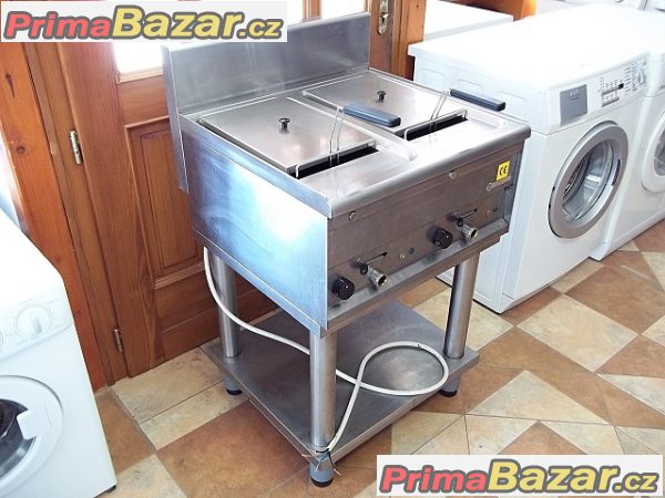 GASTRO PROFI fritéza elektrická dvojitá LOTUS FQ-62ET