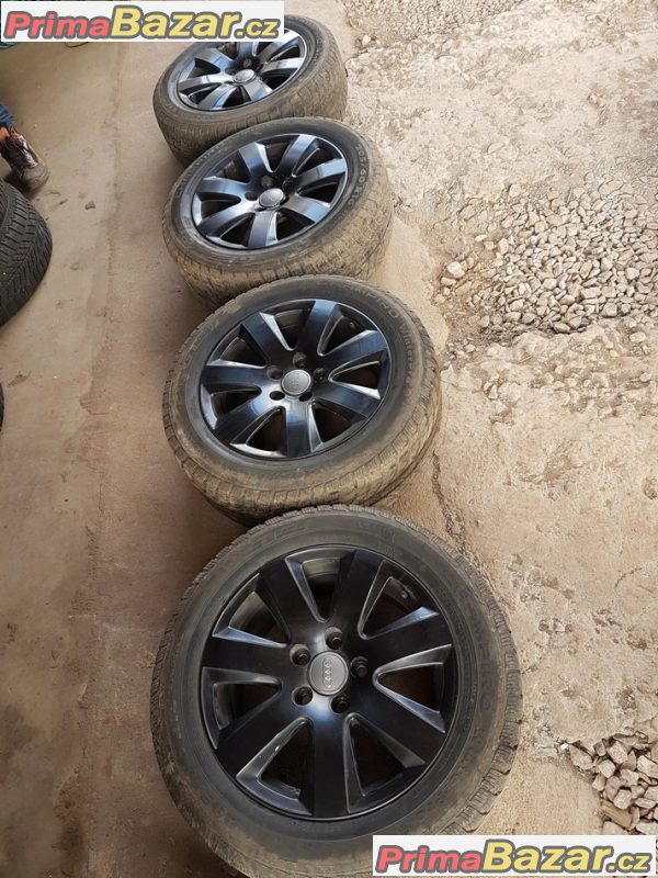 sada alu kola Audi s pneu Champiro černý lak 4F0601025AN 5x112 7jx16 et42