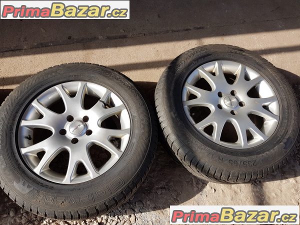 sada alu kola Dezent T007 5x114.3 7.5jx17 et38 pneu Gislaved 235/65 r17 108h