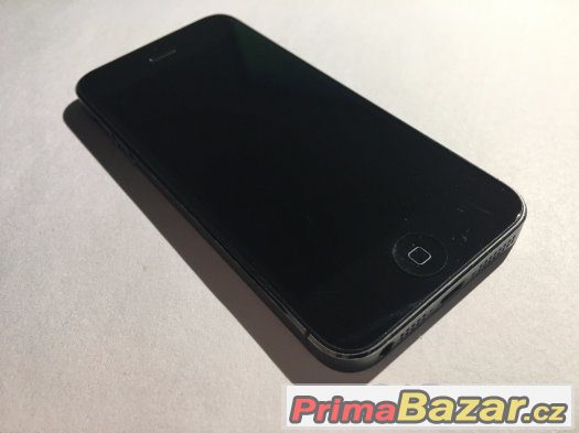 Apple iPhone 5 16 GB Black + OBAL ZDARMA
