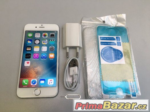 Apple iPhone 6 16 GB Silver + OBAL A NANOFÓLIE ZDARMA