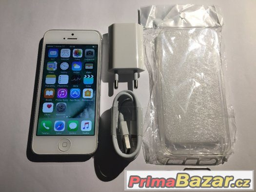 Apple iPhone 5 16 GB Silver + OBAL ZDARMA