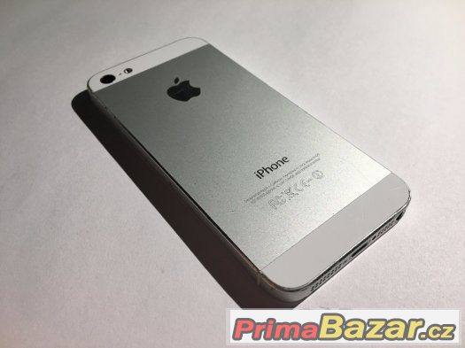 Apple iPhone 5 16 GB Silver + OBAL ZDARMA