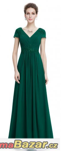 Smaragdově zelené dlouhé šaty Ever Pretty