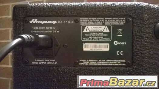 PRODÁM BASOVÉ KOMBO ZN.AMPEG BA-110 V2