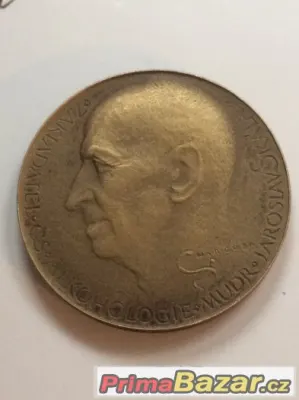 Medaile "Jiří Harcuba",4cm.bronz