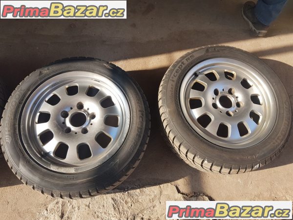 sada alu kola BMW s pneu zanovni Hankook 5x120 7jx16 is47