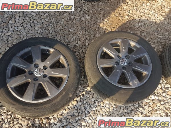 alu kola sada Volkswagen s pneu letni 3C0601025AE 5x112 7jx16 et45