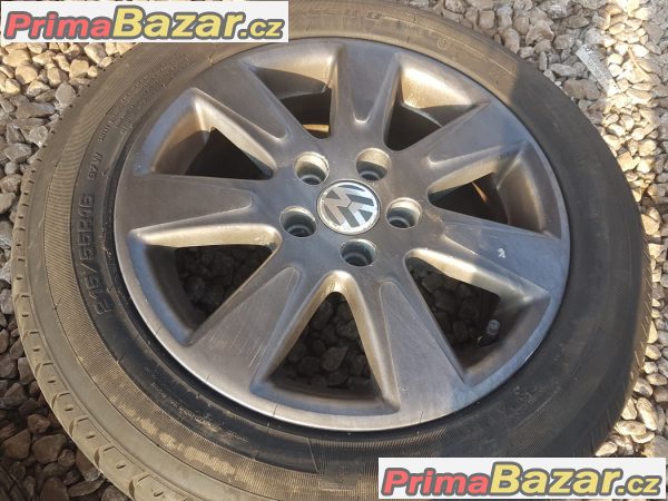 alu kola sada Volkswagen s pneu letni 3C0601025AE 5x112 7jx16 et45